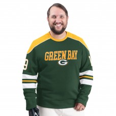 Кофта Green Bay Packers G-III Sports by Carl Banks Green Adaptive Lord Stanley Crewneck