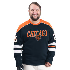 Свитшот Chicago Bears G-III Sports by Carl Banks Navy Adaptive Lord Stanley