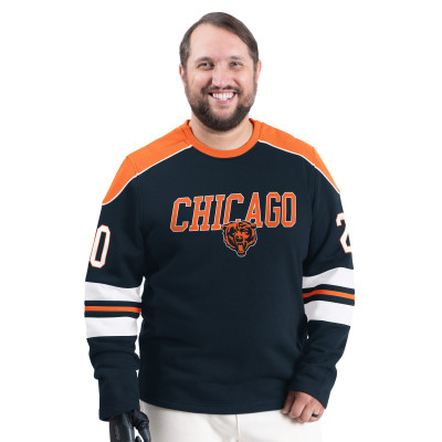Свитшот Chicago Bears G-III Sports by Carl Banks Navy Adaptive Lord Stanley