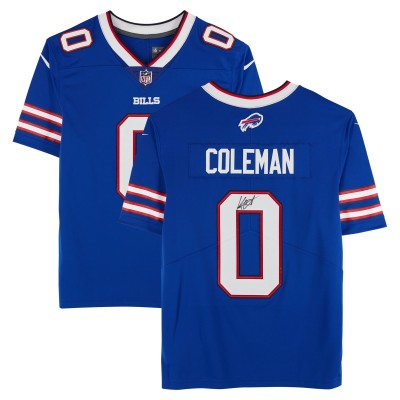 Игровая джерси Keon Coleman Buffalo Bills Autographed Fanatics Authentic Royal Nike Limited