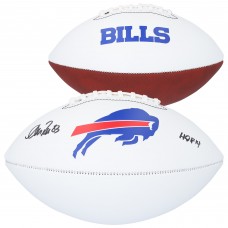 Andre Reed Buffalo Bills Autographed Fanatics Authentic Franklin White Panel Football with HOF 14 Inscription