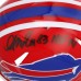 Andre Reed Buffalo Bills Autographed Fanatics Authentic Riddell 1897-2001 Throwback Speed Mini Helmet with HOF 14 Inscription