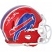 Thurman Thomas Buffalo Bills Autographed Fanatics Authentic Riddell 1897-2001 Throwback Speed Mini Helmet