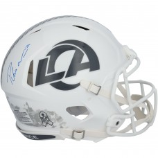 Puka Nacua Los Angeles Rams Autographed Fanatics Authentic Riddell 2024 Salute To Service Speed Authentic Helmet Puka Nacua Los Angeles Rams Autographed Fanatics Authentic Riddell 2024 Salute To Service Speed Authentic Helmet