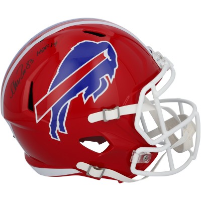 Andre Reed Buffalo Bills Autographed Fanatics Authentic Riddell 1987-2001 Throwback Speed Replica Helmet with HOF 14 Inscription