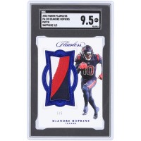 DeAndre Hopkins Houston Texans 2018 Panini Flawless Sapphire Patch 3 Color Relic #PA-DH #5/5 SGC Authenticated 9.5 Card
