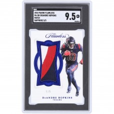 DeAndre Hopkins Houston Texans 2018 Panini Flawless Sapphire Patch 3 Color Relic #PA-DH #5/5 SGC Authenticated 9.5 Card