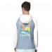 Seattle Seahawks Margaritaville Light Blue/Cream Sand, Sea, Sunsets Long-Sleeve Rashguard Hoodie Pullover