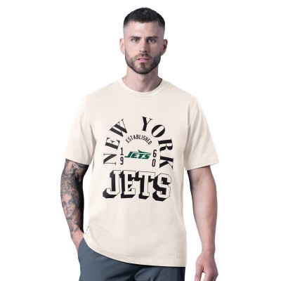 New York Jets MSX by Michael Strahan White Whiteout Vintage T-Shirt