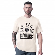 Las Vegas Raiders MSX by Michael Strahan White Whiteout Vintage T-Shirt