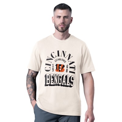 Cincinnati Bengals MSX by Michael Strahan White Whiteout Vintage T-Shirt