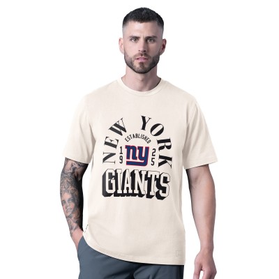New York Giants MSX by Michael Strahan White Whiteout Vintage T-Shirt