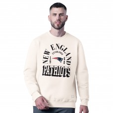 New England Patriots MSX by Michael Strahan White Whiteout Tri-Blend Sweatshirt
