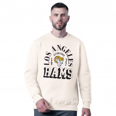 Los Angeles Rams MSX by Michael Strahan Whiteout Tri-Blend Sweatshirt - White