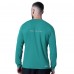 Miami Dolphins MSX by Michael Strahan Aqua Forward Long-Sleeve T-Shirt