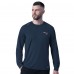 New England Patriots MSX by Michael Strahan Navy Forward Long-Sleeve T-Shirt