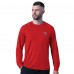 San Francisco 49ers MSX by Michael Strahan Red Forward Long-Sleeve T-Shirt