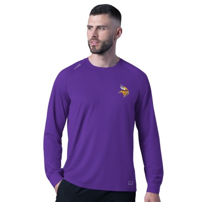 Minnesota Vikings MSX by Michael Strahan Purple Forward Long-Sleeve T-Shirt