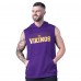 Minnesota Vikings MSX by Michael Strahan Purple Tri-Blend Rebound Sleeveless Hoodie