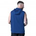 New York Giants MSX by Michael Strahan Royal Tri-Blend Rebound Sleeveless Hoodie