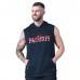 New England Patriots MSX by Michael Strahan Navy Tri-Blend Rebound Sleeveless Hoodie