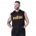 Pittsburgh Steelers MSX by Michael Strahan Black Tri-Blend Rebound Sleeveless Hoodie