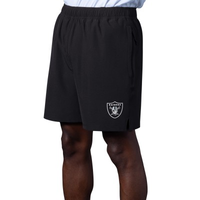 Las Vegas Raiders MSX by Michael Strahan Black Tryout Performance Shorts
