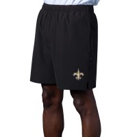 New Orleans Saints MSX by Michael Strahan Black Tryout Performance Shorts