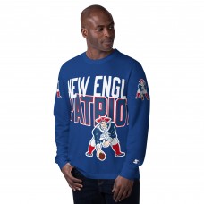 New England Patriots Starter Navy Extreme Clutch Hit Vintage Logo Long Sleeve T-Shirt