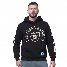 Las Vegas Raiders Starter Black Handoff Fleece Hoodie Sweatshirt