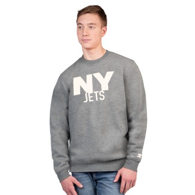 New York Jets Starter Charcoal Assist Sweatshirt