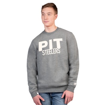 Pittsburgh Steelers Starter Charcoal Assist Sweatshirt