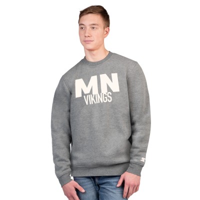 Minnesota Vikings Starter Charcoal Assist Sweatshirt