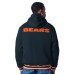 Куртка Chicago Bears G-III Sports by Carl Banks Navy Power Forward Commemorative Full-Zip Hooded