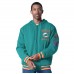Miami Dolphins G-III Sports by Carl Banks Aqua Power Forward Commemorative Full-Zip Hooded Jacket