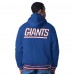 New York Giants G-III Sports by Carl Banks Royal Power Forward Commemorative Full-Zip Hooded Jacket
