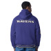 Куртка Baltimore Ravens G-III Sports by Carl Banks Purple Power Forward Commemorative Full-Zip Hooded