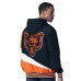 Куртка Chicago Bears G-III Sports by Carl Banks Navy/Charcoal Dual Threat Reversable Full-Zip Hooded