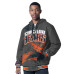 Куртка Chicago Bears G-III Sports by Carl Banks Navy/Charcoal Dual Threat Reversable Full-Zip Hooded