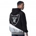 Las Vegas Raiders G-III Sports by Carl Banks Black/Charcoal Dual Threat Reversable Full-Zip Hooded Jacket