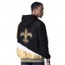 New Orleans Saints G-III Sports by Carl Banks Black/Charcoal Dual Threat Reversable Full-Zip Hooded Jacket