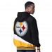 Pittsburgh Steelers G-III Sports by Carl Banks Black/Charcoal Dual Threat Reversable Full-Zip Hooded Jacket