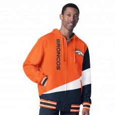 Denver Broncos G-III Sports by Carl Banks Orange/Charcoal Dual Threat Reversable Full-Zip Hooded Jacket Denver Broncos G-III Sports by Carl Banks Orange/Charcoal Dual Threat Reversable Full-Zip Hooded Jacket