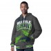 Seattle Seahawks G-III Sports by Carl Banks College Navy/Charcoal Dual Threat Reversable Full-Zip Hooded Jacket