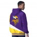 Minnesota Vikings G-III Sports by Carl Banks Purple/Charcoal Dual Threat Reversable Full-Zip Hooded Jacket