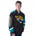 Jacksonville Jaguars G-III Sports by Carl Banks Black Prime Time Full-Zip Racing Jacket
