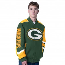 Куртка Green Bay Packers G-III Sports by Carl Banks Green Prime Time Racing