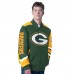 Куртка Green Bay Packers G-III Sports by Carl Banks Green Prime Time Racing