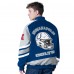 Indianapolis Colts G-III Sports by Carl Banks Royal Prime Time Full-Zip Racing Jacket