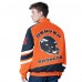 Denver Broncos G-III Sports by Carl Banks Orange Prime Time Full-Zip Racing Jacket